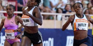 Marileidy Paulino remonta y gana los 400 m en la Liga Diamante de Mónaco